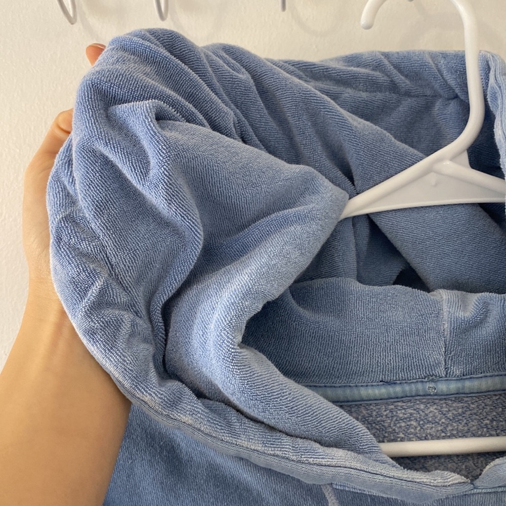 CRITICAL SLIDE BABY BLUE HOODIE - Picture 4 of 5